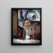 Architecture of a Small Town - Marian Szczyrbuła — framed artwork on a wall