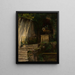 Fragment of Tivoli Park - Marian Trzebiński — framed artwork on a wall
