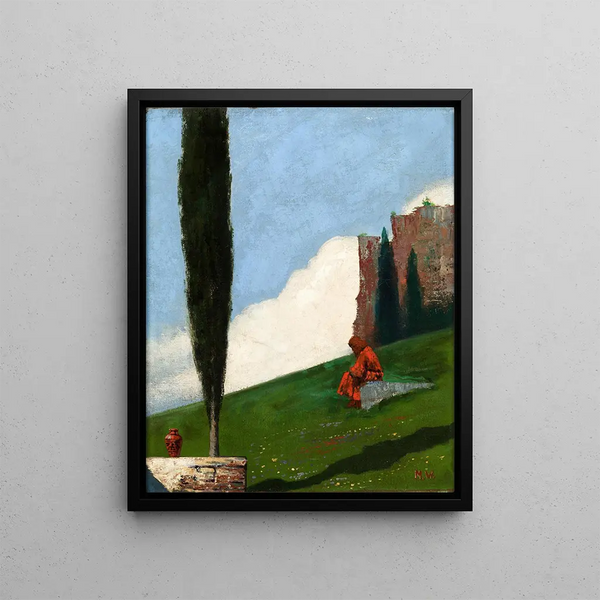 Impression Painting - Marian Wawrzeniecki — framed artwork on a wall