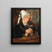 in prayer - Marianne Stokes — framed artwork on a wall