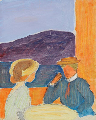 Marianne von Werefkin - Paar im Gesprch.webp