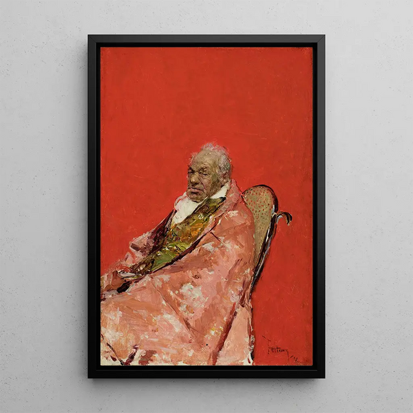 An ecclesiastic - Mariano Fortuny Marsal — framed artwork on a wall