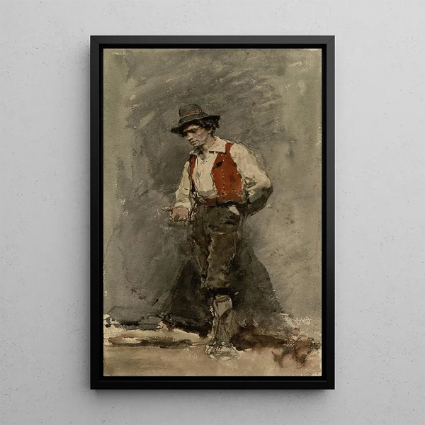 Calabrian Painting - Mariano Fortuny Marsal — framed artwork on a wall