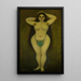 Eve in Paradise - Mariano Silva Vandeira — framed artwork on a wall