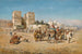 Caravan departing from Bab al-Nasr Cairo - Mariano de Franceschi — artwork view