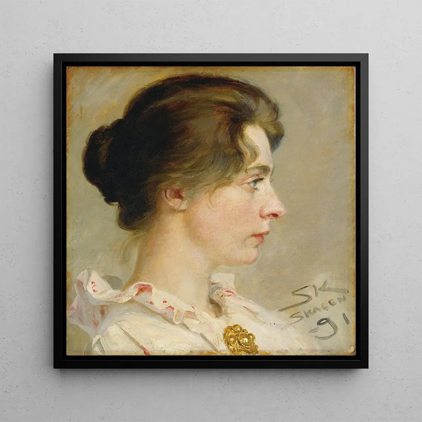 Marie Krøyer - Peder Severin Krøyer — framed artwork on a wall
