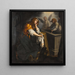 Marie Madeleine au tombeau avec deux anges - Giovanni Biliverti — framed artwork on a wall