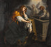 Marie Madeleine au tombeau avec deux anges - Giovanni Biliverti — artwork view