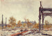 Les travaux du Marché du Temple - Marie-Désiré Bourgoin — artwork view
