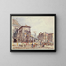 L'église Saint-Nicolas, rue Raumer - Marie-Désiré Bourgoin — framed artwork on a wall