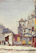 Palissade around the Saint-Nicolas church on Réaumur street - Marie-Désiré Bourgoin — artwork view