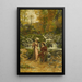 Au bord du Sichon - Marie-François Firmin-Girard — framed artwork on a wall