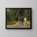 The Fiancés - Marie-François Firmin-Girard — framed artwork on a wall