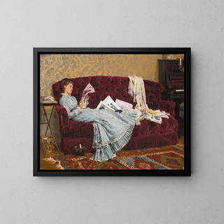Sunday Afternoon - Marie-François Firmin-Girard — framed artwork on a wall