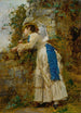 Elegant Painting with Umbrella - Marie-François Firmin-Girard — artwork view