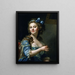Self-portrait - Marie-Gabrielle Capet — framed artwork on a wall
