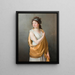 Portrait of a lady - Marie-Guillemine Benoist — framed artwork on a wall