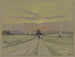 Chemin au soleil couchant - Marie-Joseph Léon Clavel Iwill — artwork view