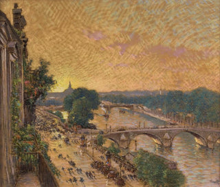 September 1914, towards the Orsay station - Marie-Joseph Léon Clavel — artwork view