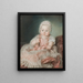 Alexandre Antoine Roslin 1764-1799 g.m. Adélaïde Abraham fils de l'artiste - Marie-Suzanne Giroust — framed artwork on a wall
