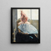 La petite sœur - Marie-Thérèse Duchteau — framed artwork on a wall