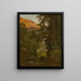 Riverbank effect light in the Doubs - Marie-Victor-Émile Isenbart — framed artwork on a wall