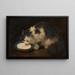 Le bon lait - Marie-Yvonne Laur — framed artwork on a wall