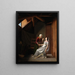 La Belle au bois dormant - Marie Antoinette Victoire Petitjean — framed artwork on a wall
