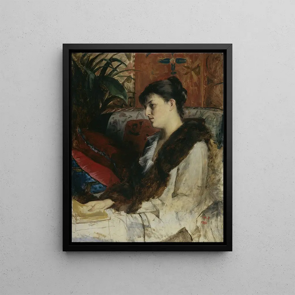 La belle-sœur des artistes - Marie Bashkirtseff — framed artwork on a wall