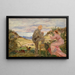 a couple at La Divonne - Marie Bracquemond — framed artwork on a wall