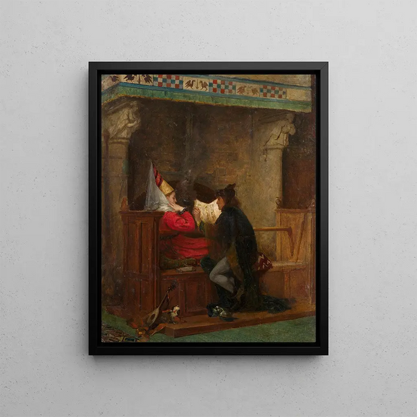 The Reading - Marie Bracquemond — framed artwork on a wall
