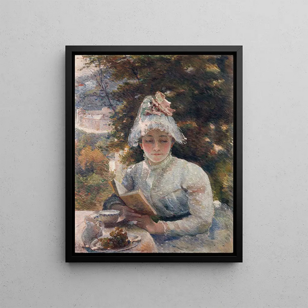 The Snack - Marie Bracquemond — framed artwork on a wall