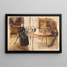Self-portrait painting - Marie Bracquemond — framed artwork on a wall
