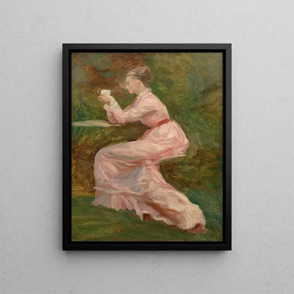 Study for La vue de Divonne - Marie Bracquemond — framed artwork on a wall