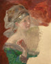 Study of a Lady in Historical Costume - Marie Bracquemond — artwork view