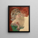 Study of a Lady in Historical Costume - Marie Bracquemond — framed artwork on a wall