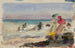 La plage à Veules-les-Roses - Marie Bracquemond — artwork view