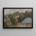 Vue de Sèvres - Marie Bracquemond — framed artwork on a wall