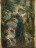 Young woman reading - Marie Bracquemond — artwork view