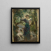 Young woman reading - Marie Bracquemond — framed artwork on a wall