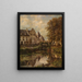 Manor in Brabant - Marie Collart Henrotin — framed artwork on a wall