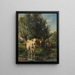 Livestock in a Landscape - Marie Dieterl — framed artwork on a wall