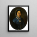 Portrait painting of Sophie Krebs née Schaal - Marie Dürr Grossmann — framed artwork on a wall