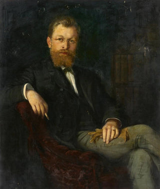 Marie DrrGrossmann - Portrait of the Husband Dr Viktor Grossmann.webp