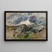 A glacier in the Glockner massif - Marie Egner — framed artwork on a wall