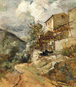 Marie Egner - A Southern Landscape with Sheep.webp