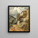 A southern landscape with sheep - Marie Egner — framed artwork on a wall