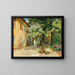 A view of the courtyard at No. 8 Dreilaufergasse, 1070 Vienna - Marie Egner — framed artwork on a wall