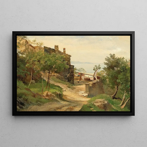 Near Trieste - Marie Egner — framed artwork on a wall