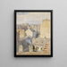 View from the Klagbaumgasse studio Vienna - Marie Egner — framed artwork on a wall